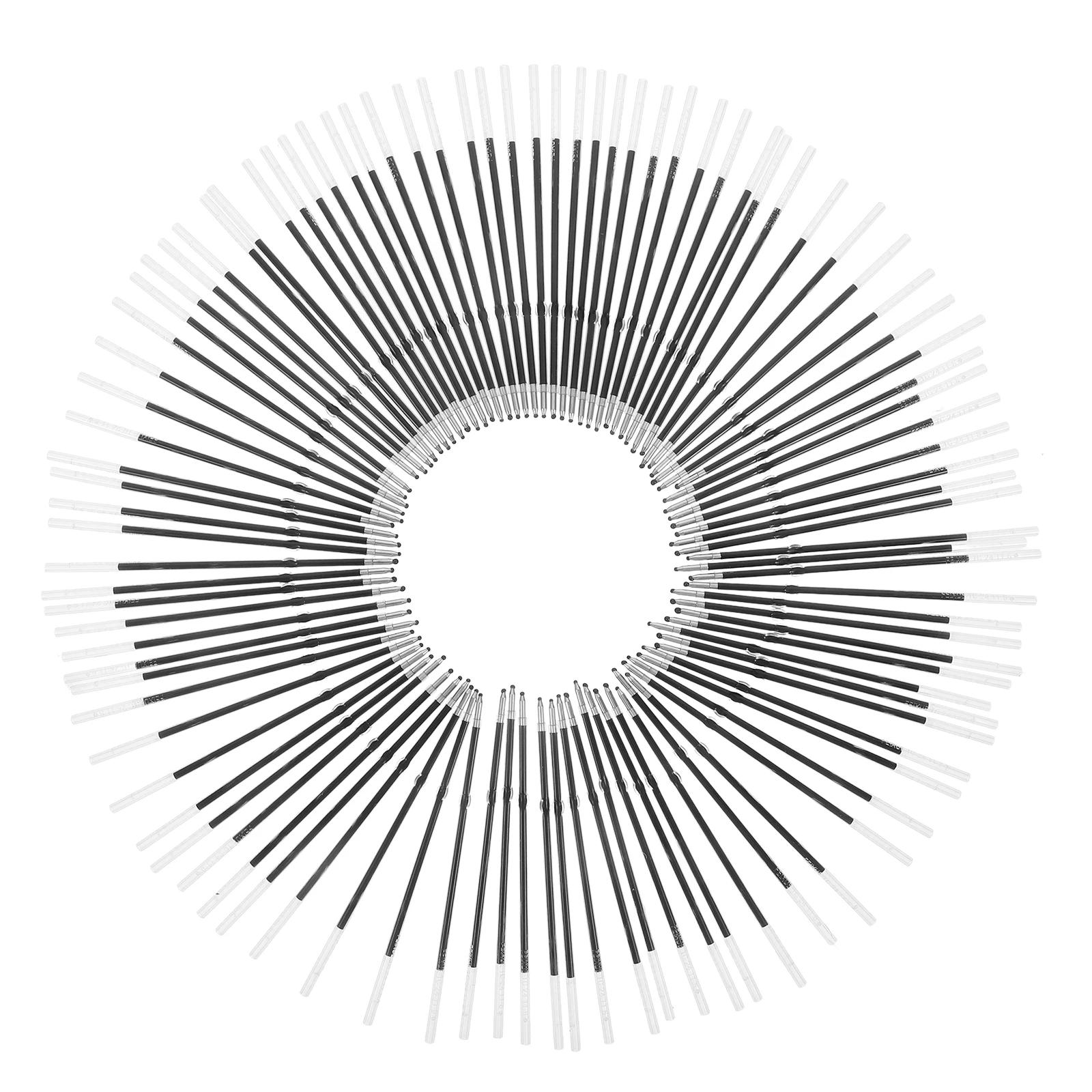100 قطعة 0.7 مللي متر قابل للسحب عبوات أقلام الكتابة السلسة التجفيف السريع الحبر للمنزل مكتب مدرسة لوازم الكتابة
