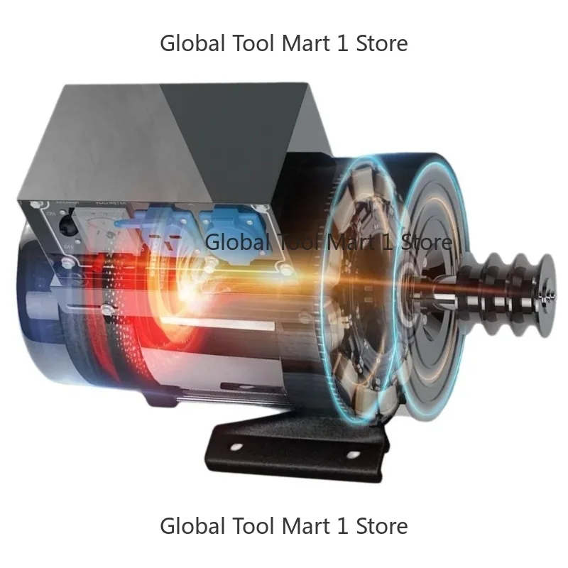 Quiet 50KW Permanent Magnet Generator 50000W 220V 230V 12V DC 3000 RPM Alternator
