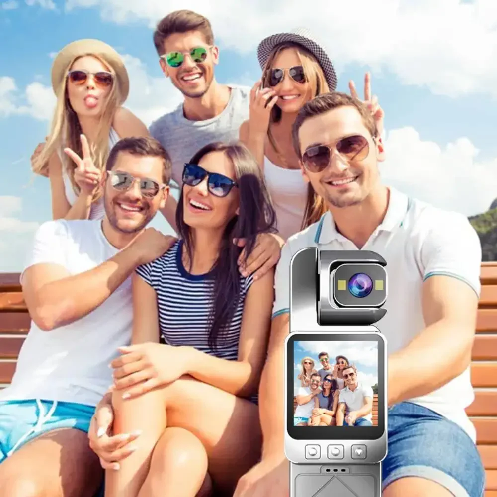 1080P HD كاميرات الحركة الصغيرة WIFI IP65 مقاومة للماء 360 °   عدسة دوارة رياضية مضادة للاهتزاز، مسجل فيديو لركوب الدراجات على الصدر