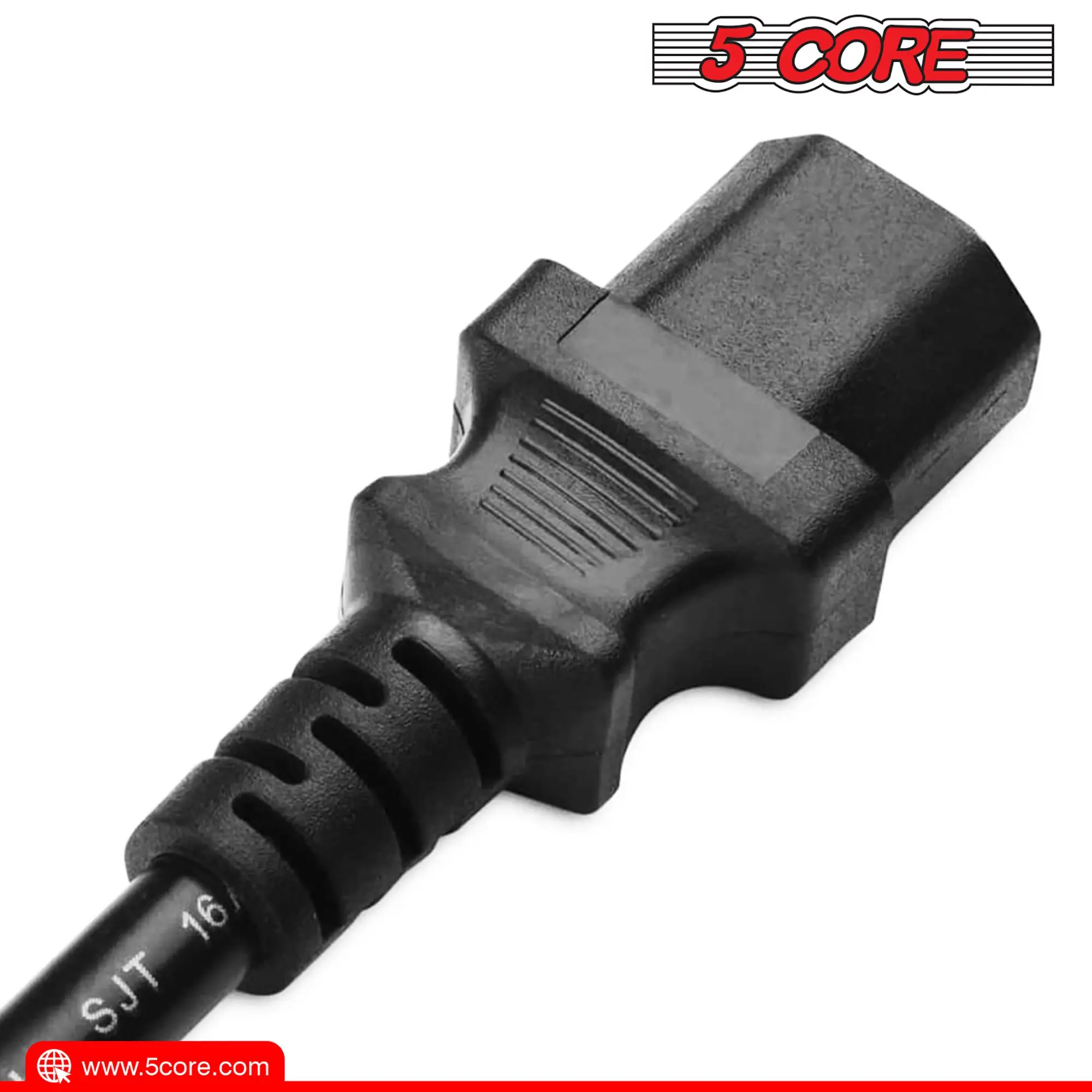 Cabo de alimentação CA 10 pés 2 pinos EUA macho para fêmea adaptador de extensão 16AWG/2C 125V 13A