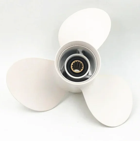 

663-45947-02-EL 11 5/8x11 Marine Boat Engine Aluminum Propeller For 25HP 30HP 40HP 55HP 60HP