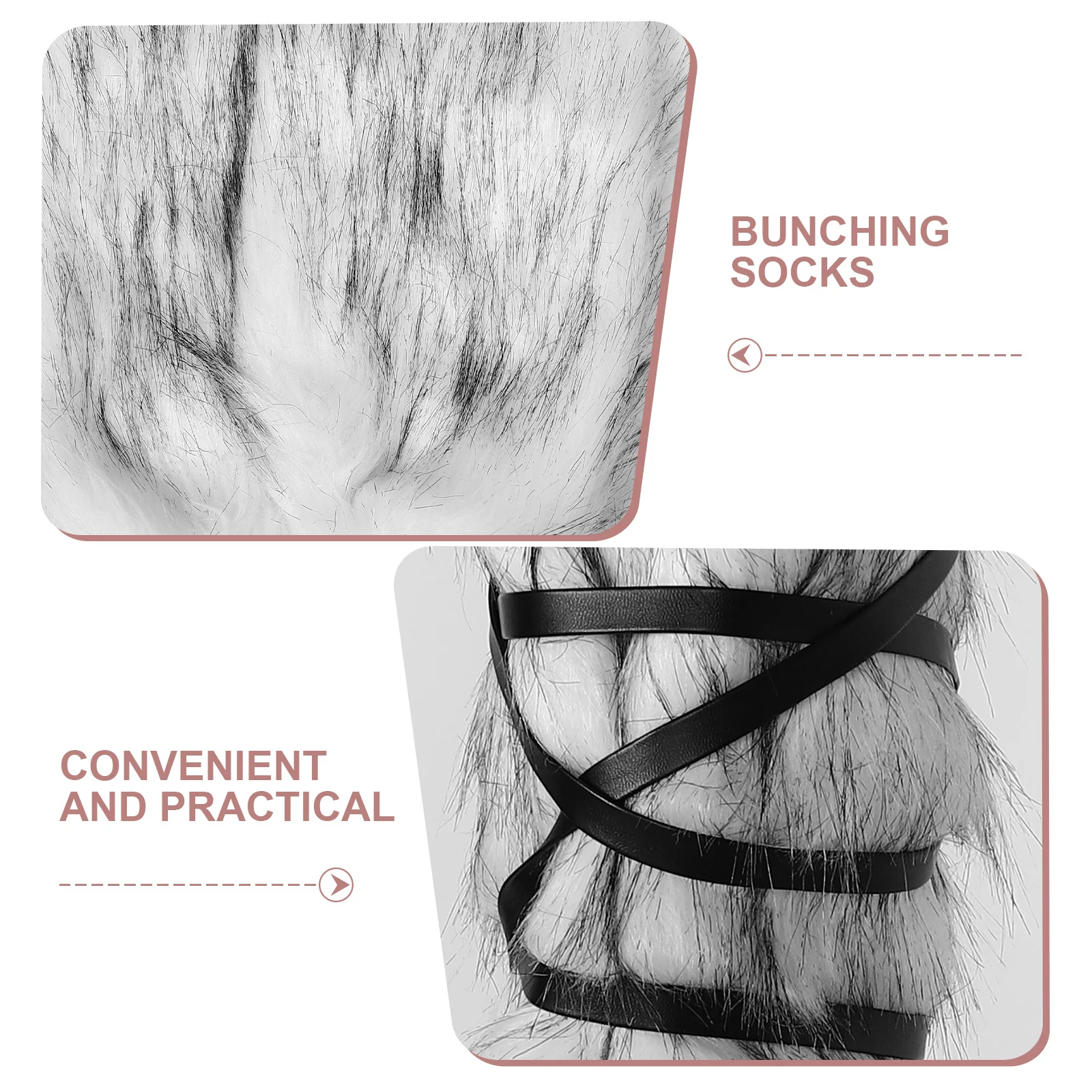 ปลอกขาแบบผูกเชือกสไตล์เรโทร 1 คู่ ขนาด 30 ซม. ปลอกขาแบบไวกิ้งสำหรับผู้หญิง อุปกรณ์เสริมชุดยุคกลาง คอสเพลย์ อุ่นในฤดูหนาว