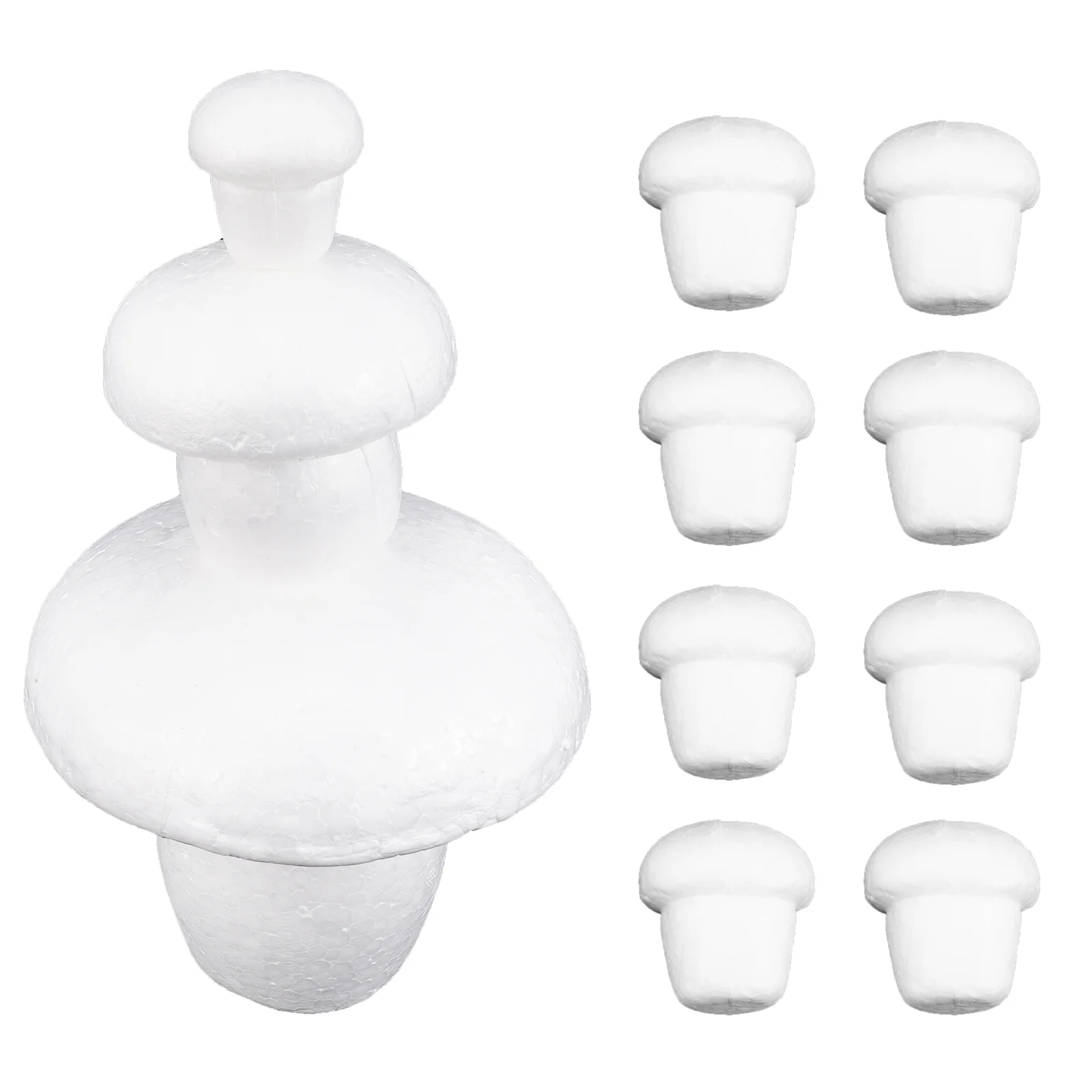 

12 Pcs Foam Mushroom Kids Decorations Polystyrene Ornaments for Graffiti Model Child