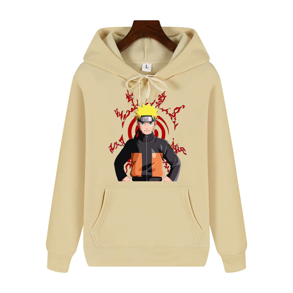 Bella Uzumaki Naruto stampa autunno/inverno confortevole morbido ispessimento da uomo di alta qualità casual fashion street felpa con cappuccio