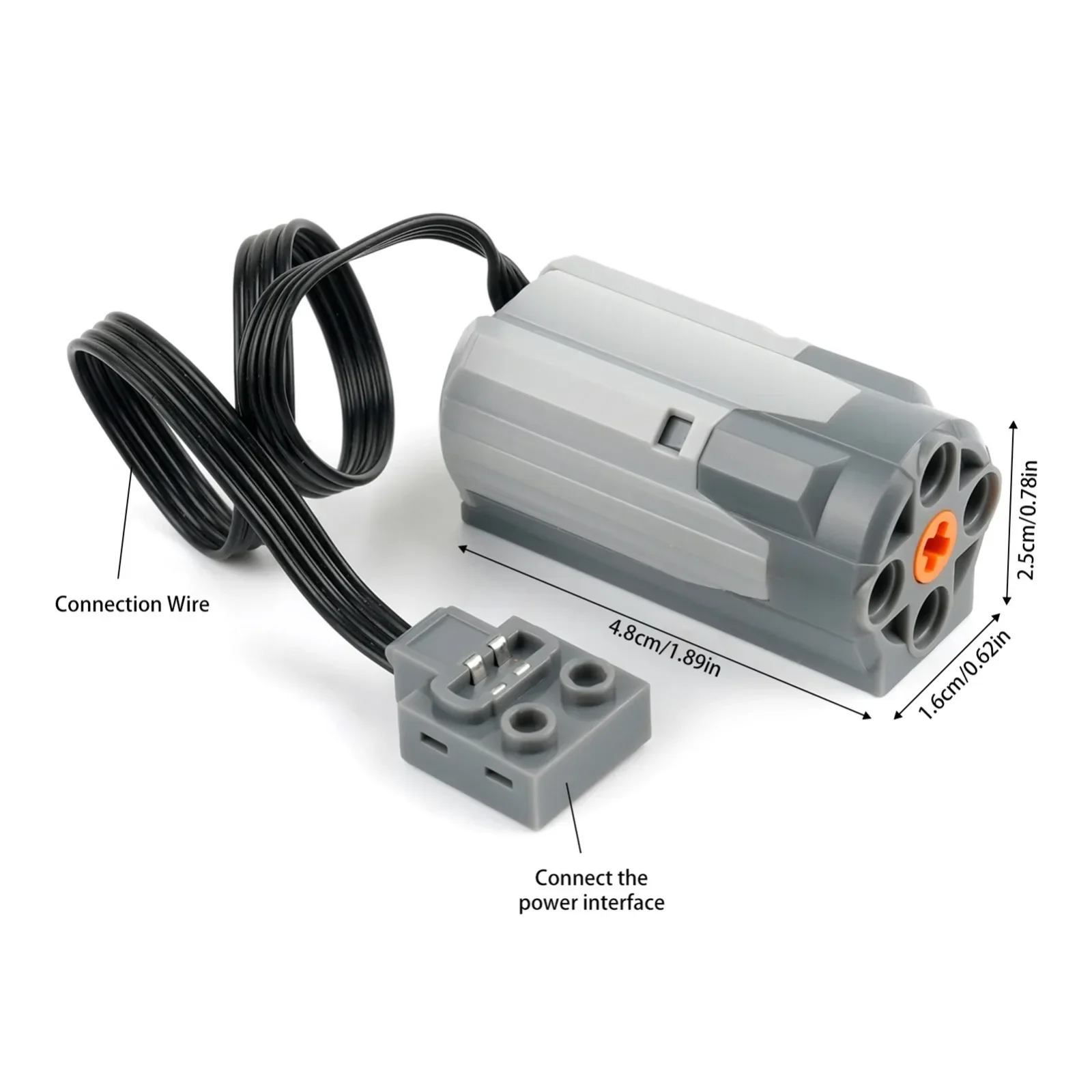 6 uds 8883 M funciones de potencia del Motor bloques de construcción piezas técnicas PF alto velocidad bajo par para construcción de modelos