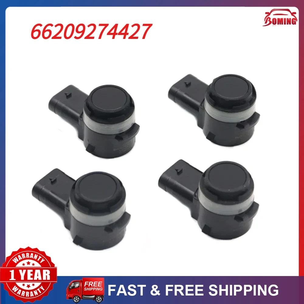 Ultrasonic Backup Bumper Assist Radar PDC Parking Sensor 4pcs 66209274427 For BMW 2 7 I01 I12 i3 X1 X5 X6 X4 9283752 66202409650