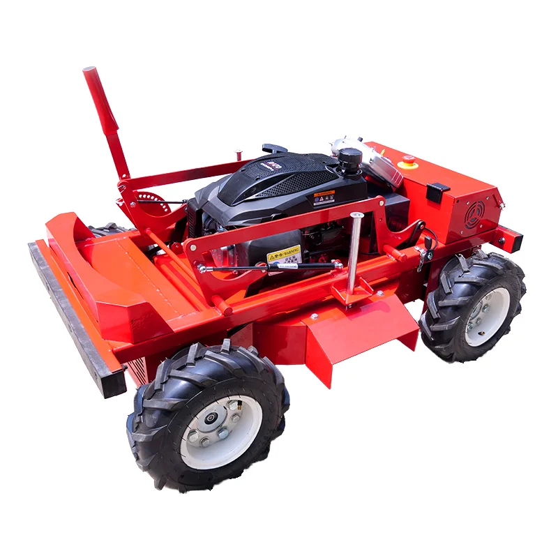 

Intelligent 35 Degree Slope Lawn Mower with Remote Control & Grass Box