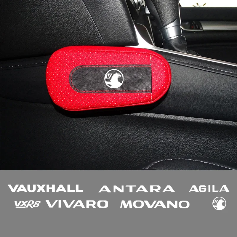 Car soft leather leg pads knee pads seat support Accessories For Vauxhall Astra Mokka X Corsa Meriva Vxr8 Gts Vectra Viva