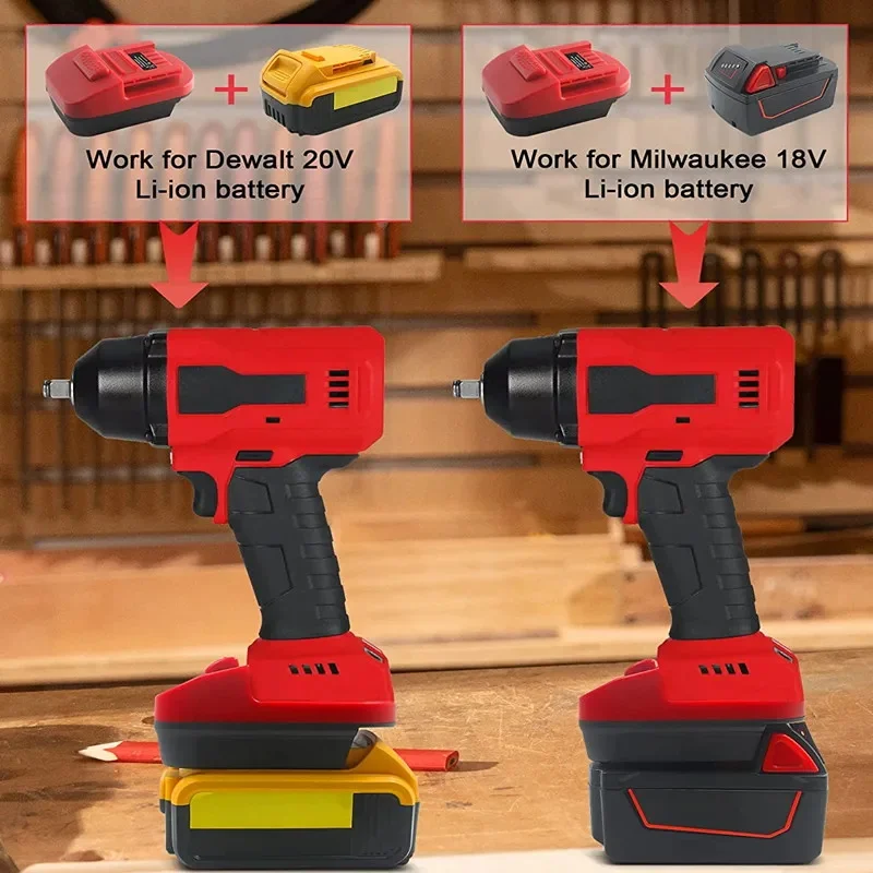 DM18MAN DM18SNAP MT18SNAP MT18MAN แบตเตอรี่แปลงอะแดปเตอร์สําหรับ Craftsman เครื่องมือสําหรับ Milwaukee สําหรับ Dewalt 18V แบตเตอรี่ลิเธียม