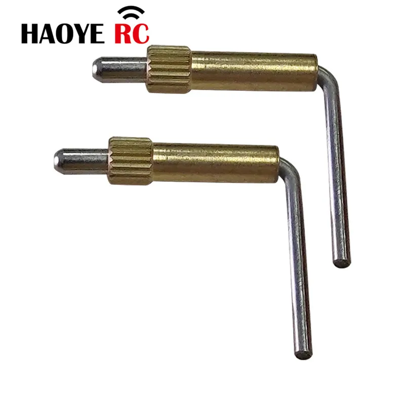 Haoye 2 Pcs Metal Canopy Locks Spring-Loaded Latch 90 °/120 ° For RC Airplanes Parts Electric Planes Foam Model Accessories