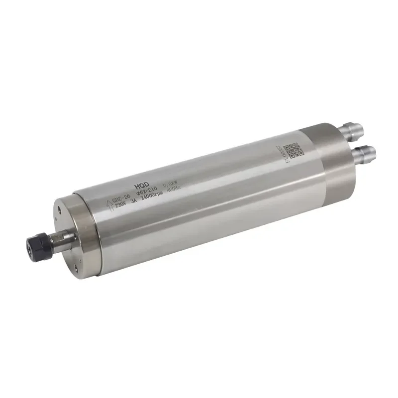 HQD GDZ-26 800W Spindle Motor 62mm 210mm 4Bearing CNC Spindel Motor High Quality Machine Tool Spindle