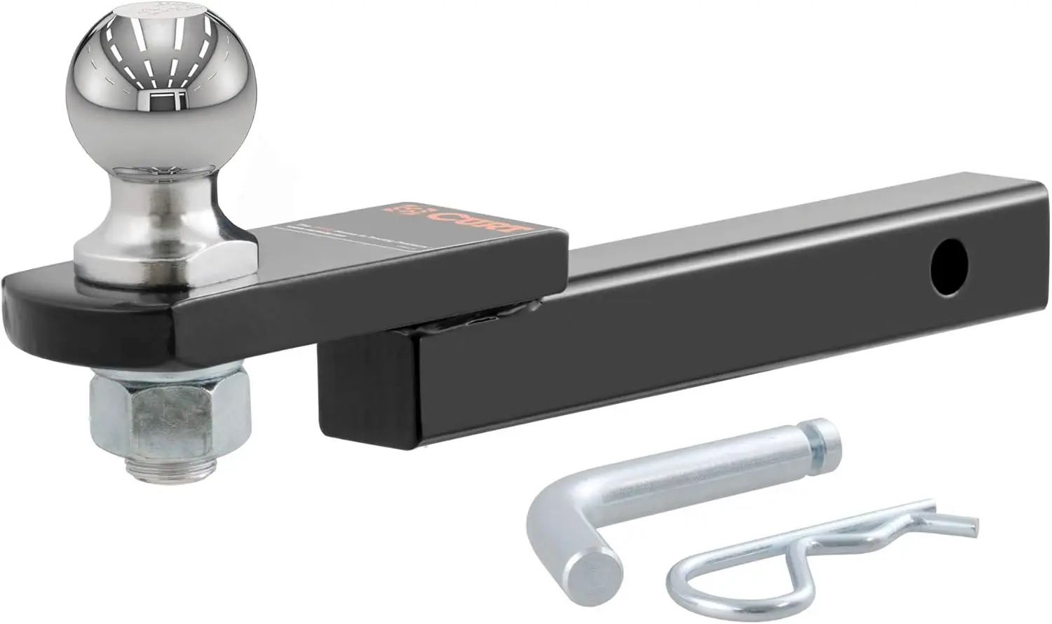 

45147 Крепление сцепного устройства прицепа, шарик 2 дюйма, штифт, подходит для приемника 1-1/4 дюйма, подъем 3,500 фунтов, 3/4 дюйма