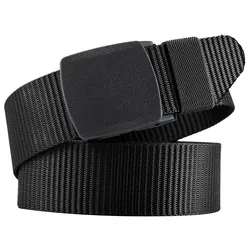 Cintura da uomo cinture traspiranti in Nylon fibbia in metallo per uomo cintura di design da Cowboy cintura tattica da esterno cintura per regali militari aeroporto Frie