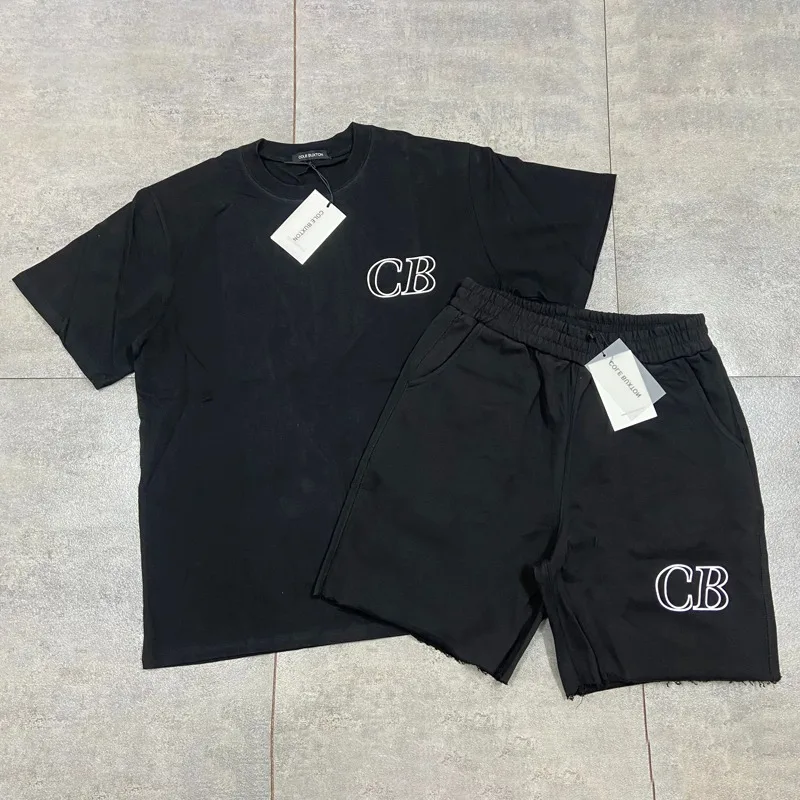 

American Style Casual Men's Women's COLE BUXTON Sports Outfit Featuring High-quality Letter Print Summer Cole Buxton Set