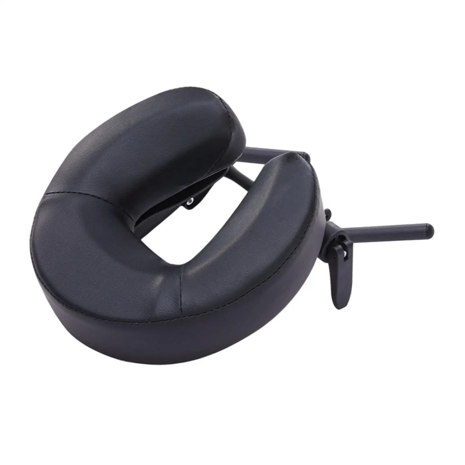 Adjustable Massage Headrest for Bed Face Cradle U Shape PU Pillow Replacement Comfort Support for Professional Spa Table
