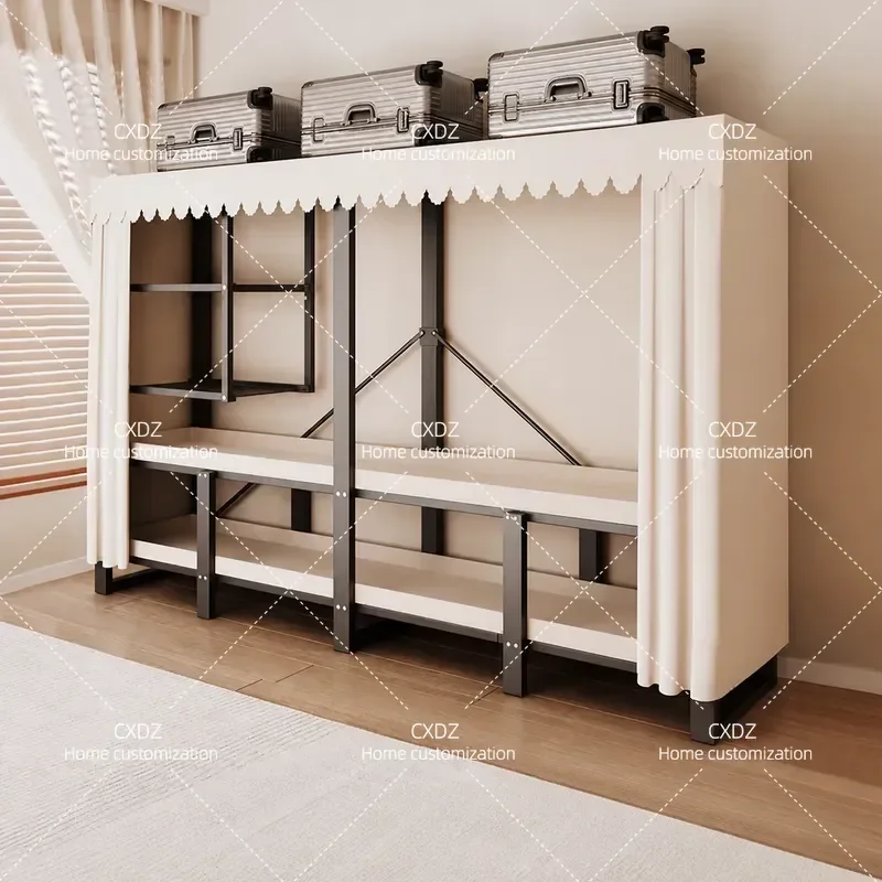 Integrated Installation Free Simple Wardrobe Household Bedroom Cloth Wardrobe Rental Room Folding Wardrobe Strong And Durable