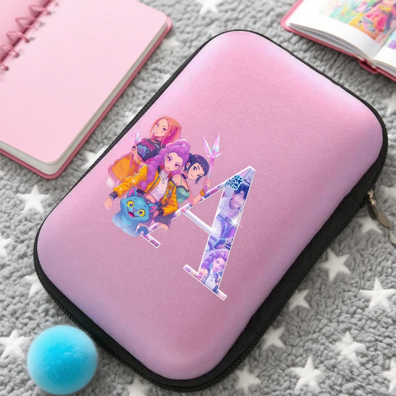 

2025new KPop Demon Hunters Data Cable Storage Bag Waterproof Charger Storage Bag Travel Portable Jewelry Storage Protective Box