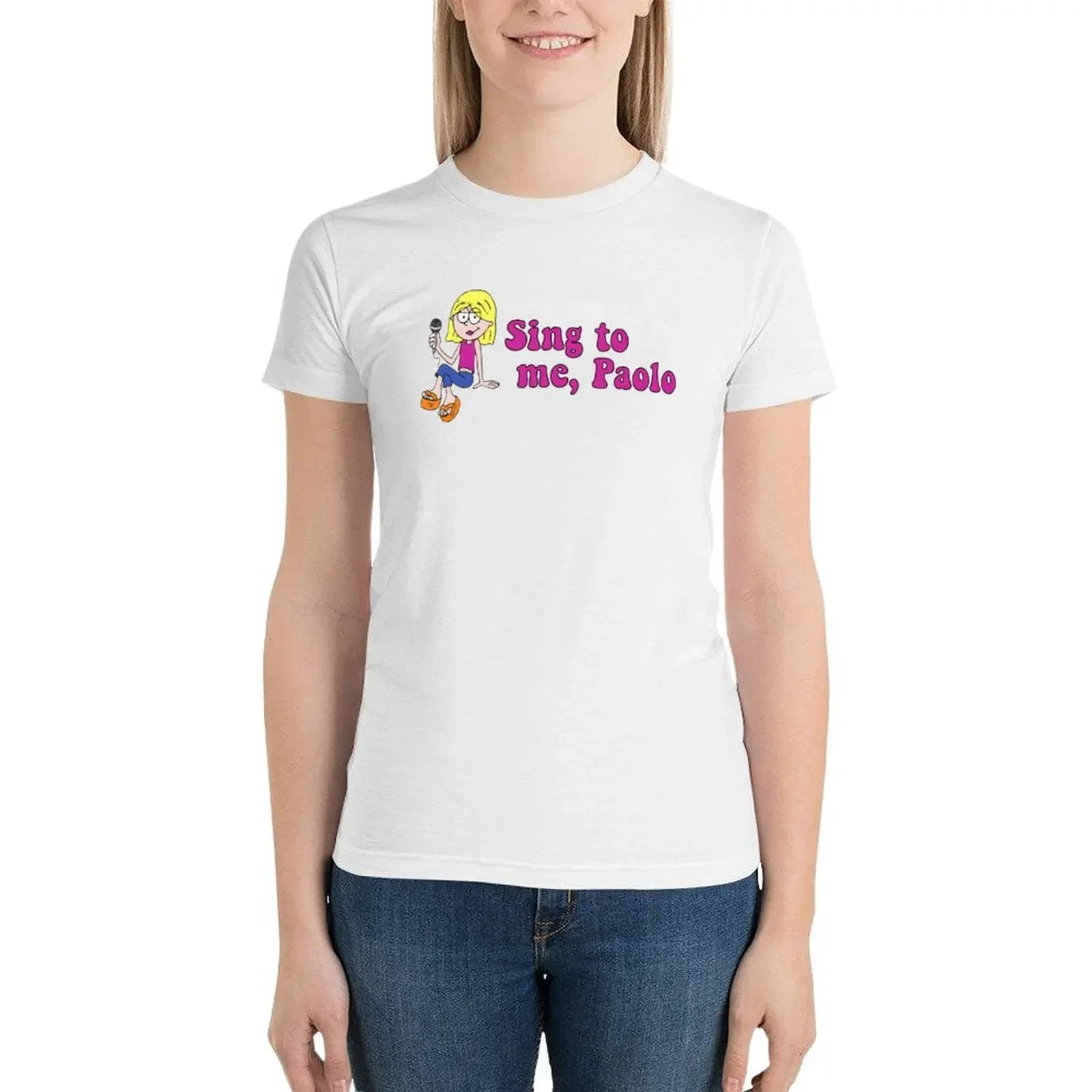 Lizzie McGuire Movie T-shirt funny anime clothes cute t-shirts for Women