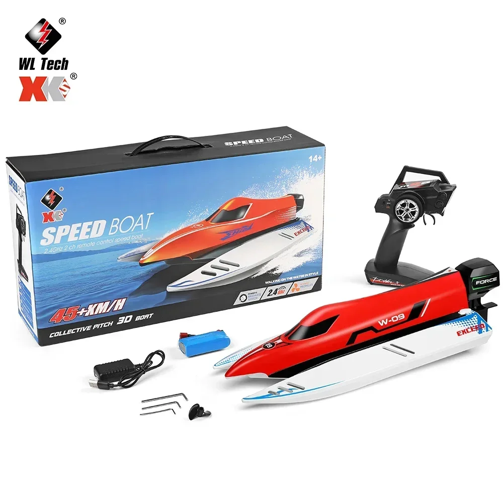 WLtoys WL916 RC Boat 2.4Ghz 55 KM/H Brushless modello di barca da corsa ad alta velocità motoscafo telecomandato per bambini giocattoli RC