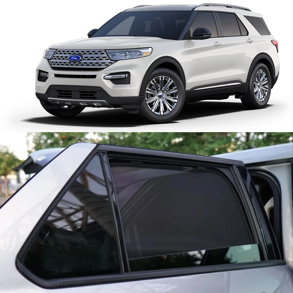 

For Ford Explorer 2020 2021 2022 2023 2024 Car Sunshade Shield Front Rear Windshield Curtain Side Baby Window Sun Shade Visor