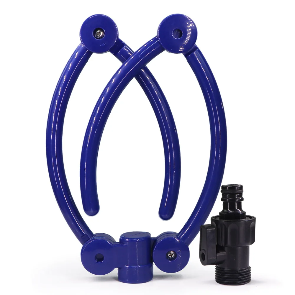 

Садовый кольцевой дождеватель 3/4 дюйма с регулируемым углом распыления для орошения корневой зоны деревьев, сельскохозяйственных угодий, садов и газонов, для полива больших площадей