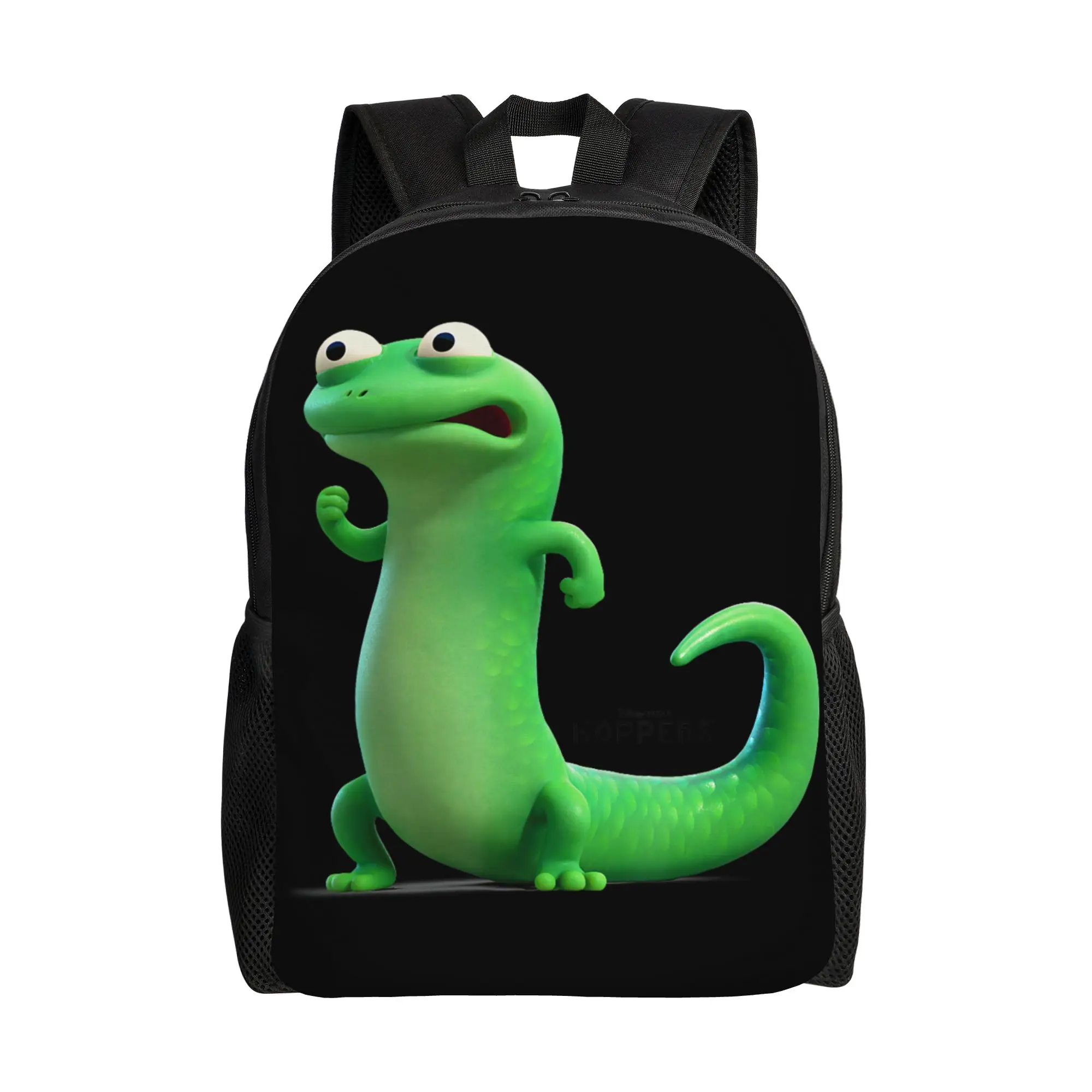 

DTom Lizard Angry Pose Backpack Travel Backpacks Student Unisex Leisure High School Bags Custom Print Rucksack