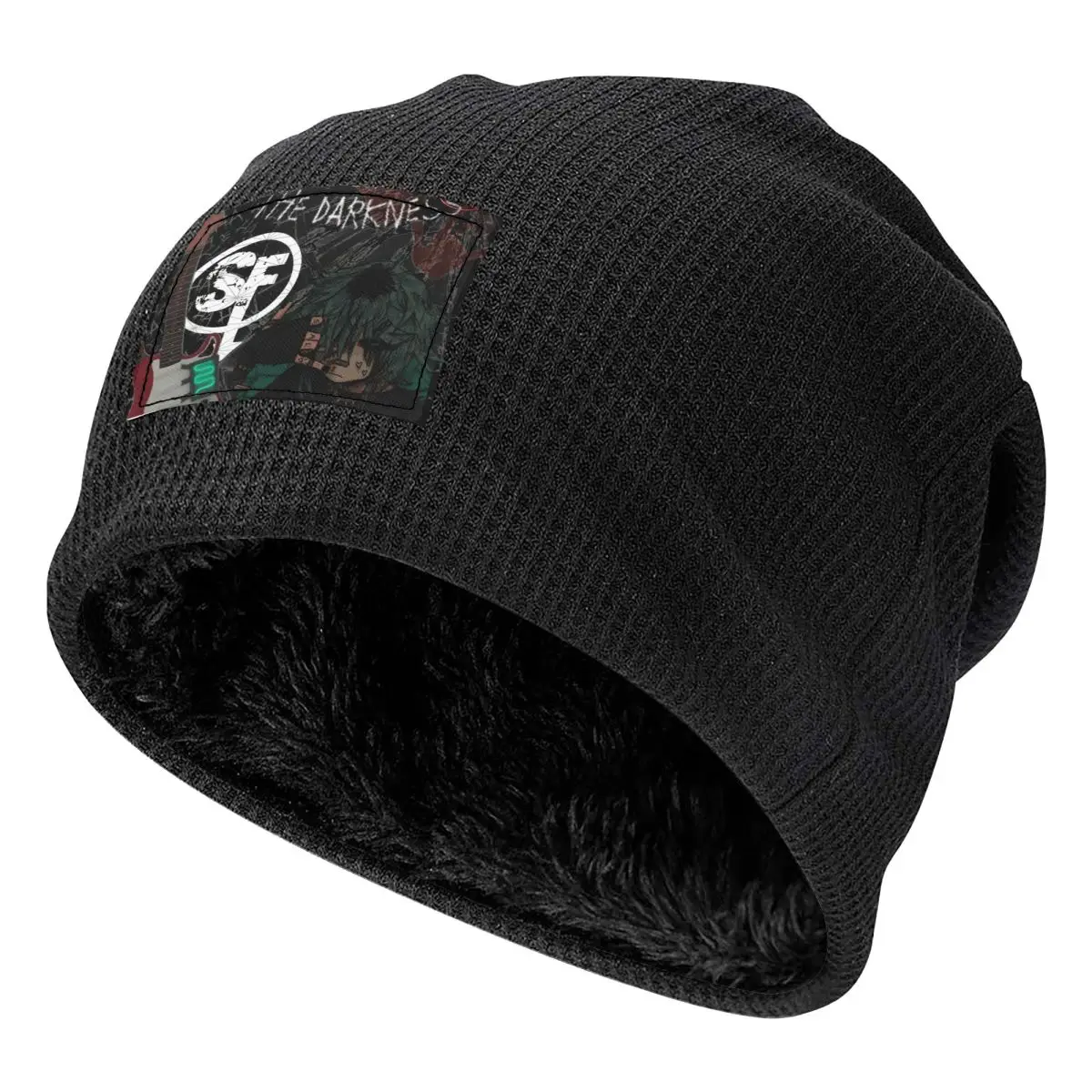 Sally Face Game Anime SF Horror Sal Fisher  Beanies Caps Fleece-Lined Bonnet Hat Warm Hip Hop Autumn Winter Skullies Hats