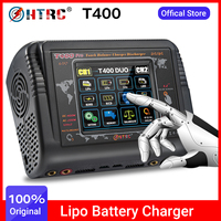 HTRC T400 Pro Lipo Battery Charger DC 400W AC 200W 12Ax2 RC Charger Discharger For LiHV LiFe Li-lon NiCd NiMh Pb LiPo Batteri