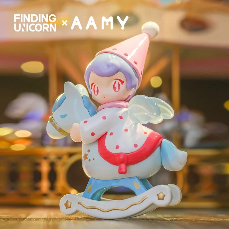 

Finding Unicorn AAMY Clockwork Toy City Series Blind Box Spring Cute Manga Kawaii Action Figures Mystery Birthday Gift Kid Toy