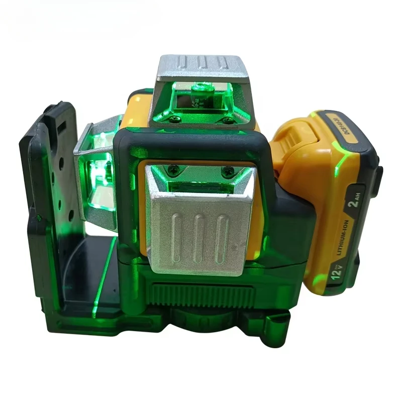 100% Original Brands Alternatives Professional Manufacture 3d 12 Line  Rotary Green Self Leveling  360 Laser Level