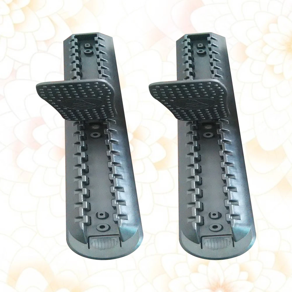 1 คู่ปฏิบัติพายเรือคายัคเหยียบสะดวกตกปลาเรือเหยียบพลาสติกอุปกรณ์พายเรือคายัคสําหรับภายนอกกลางแจ้ง