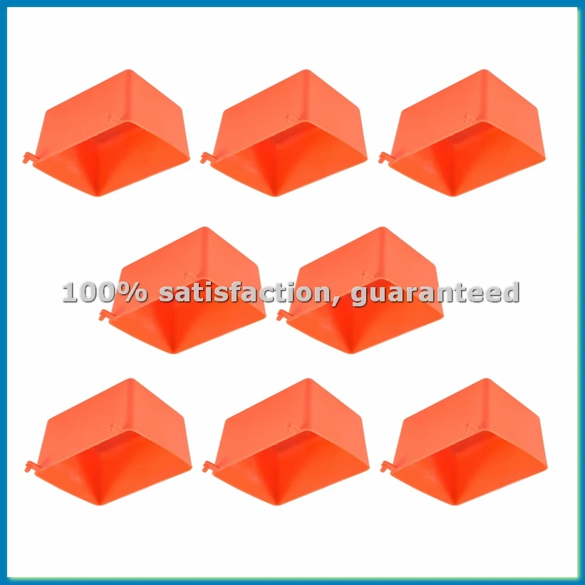 8 Pieces Pegboard Bins Kit Pegboard Parts Storage Pegboard Accessories Workbench Bins for Organizing Hardware(Red)-ABFB