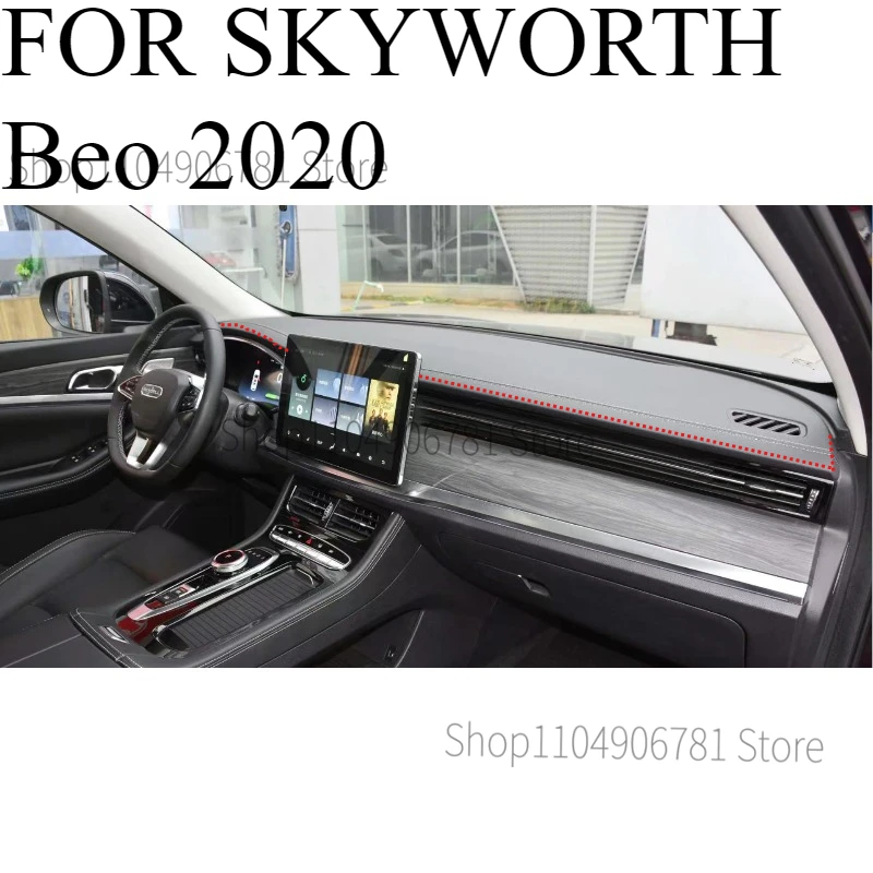 FOR SKYWORTH Beo 2020 Car Dash Mat Dashmat Dashboard  Cover Sun Shade Dash Board Cover Carpet  Accessories