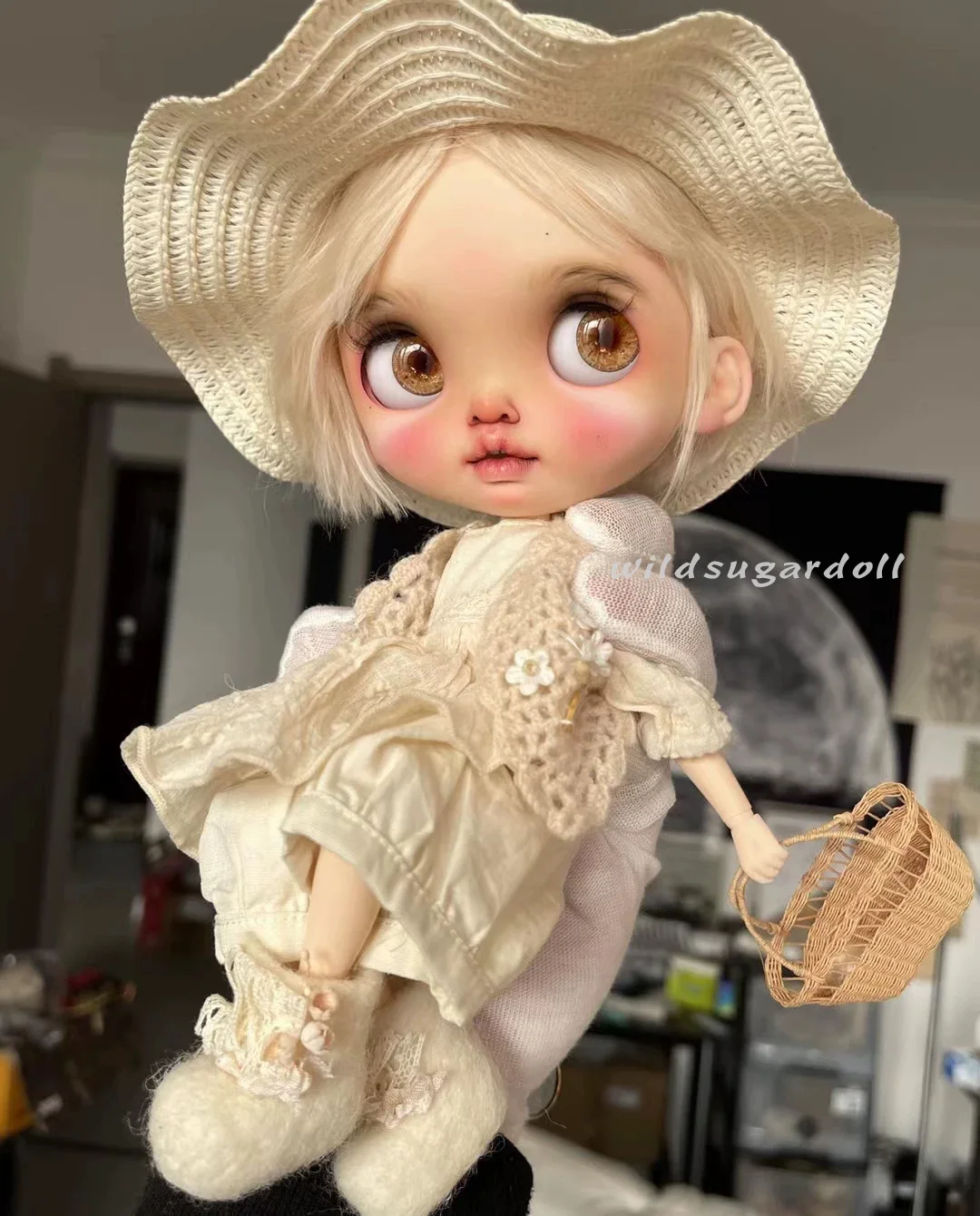 Custom Unpainted Slip-on Ear Set for Blythe Doll, Elf Ears,Doll Modification Parts