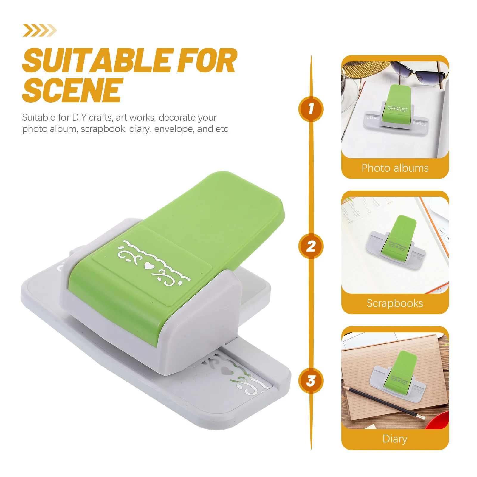 

Paper Punch DIY Craft Hole Puncher Lightweight Portable Scrapbooking Card Making Punch for Handmade Crafts Scrapbook Albums Tags