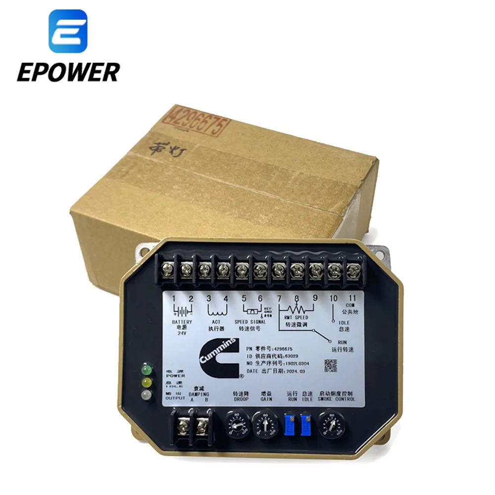 4296675 Diesel Generator Speed Controller Board Engine Speed Govornor Control Unit Module 4296674
