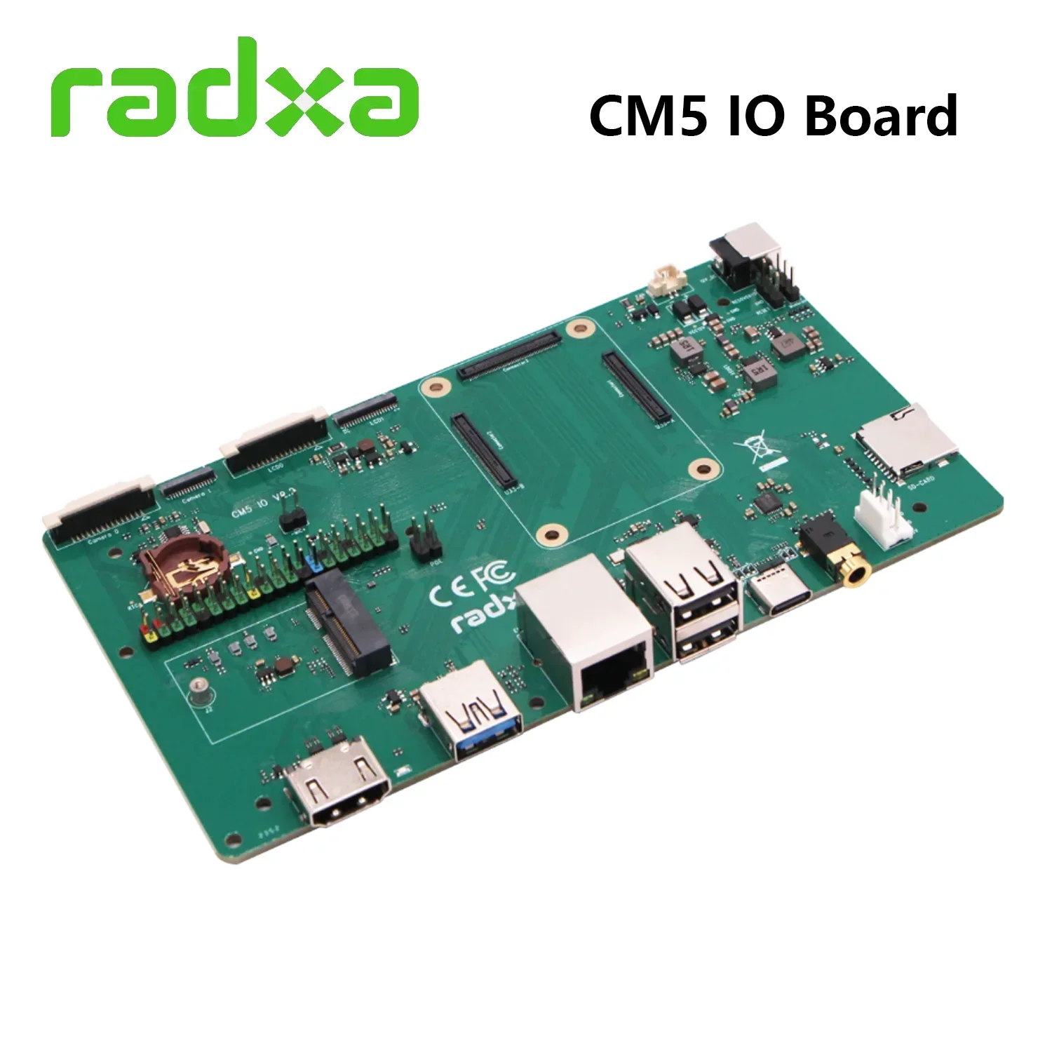 لوحة Radxa CM5 IO ، تحقق وظيفي سريع ، 3x100Pin للوحة تطوير Radxa CM5