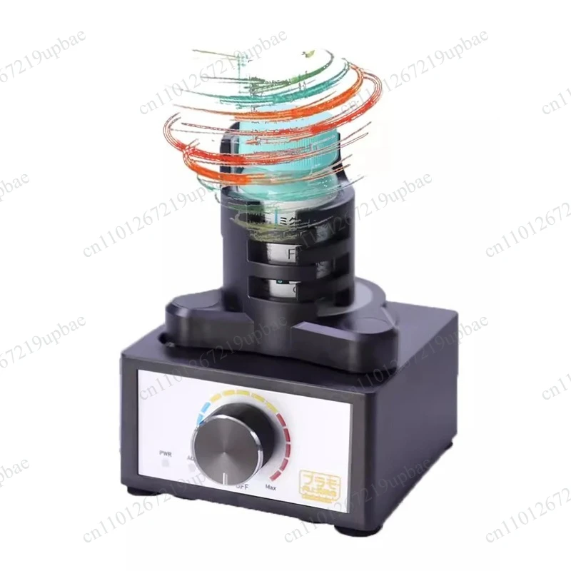 AC 100‑240V PMKJ020 Vortex Mixer Adjustable‑Speed Electric Paint Stirrer Mini Benchtop Mixing Machine for DIY Hobby Model Making