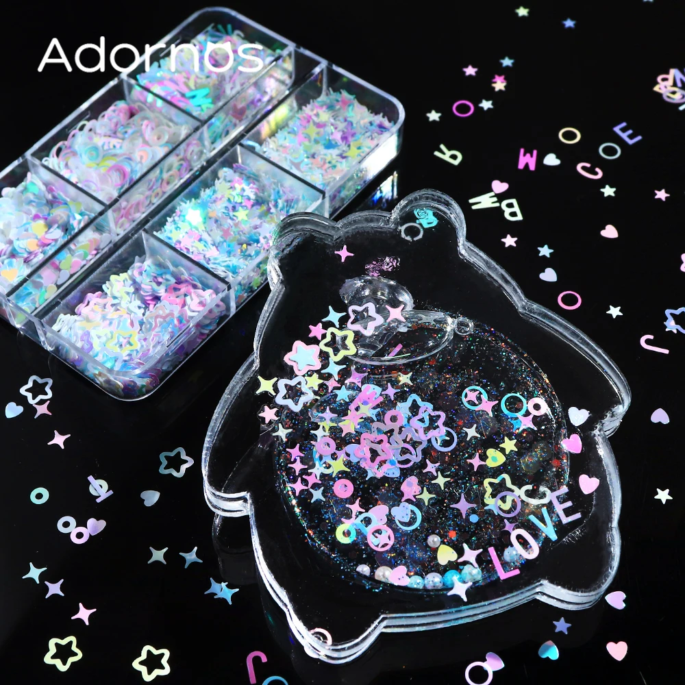 

Русалки Любовь Сердце Блестки Смола Поток Песок Наполнение Английский Алфавит Эпоксидная Смола Чешуйки День Святого Валентина DIY Брелок Подвеска Изготовление