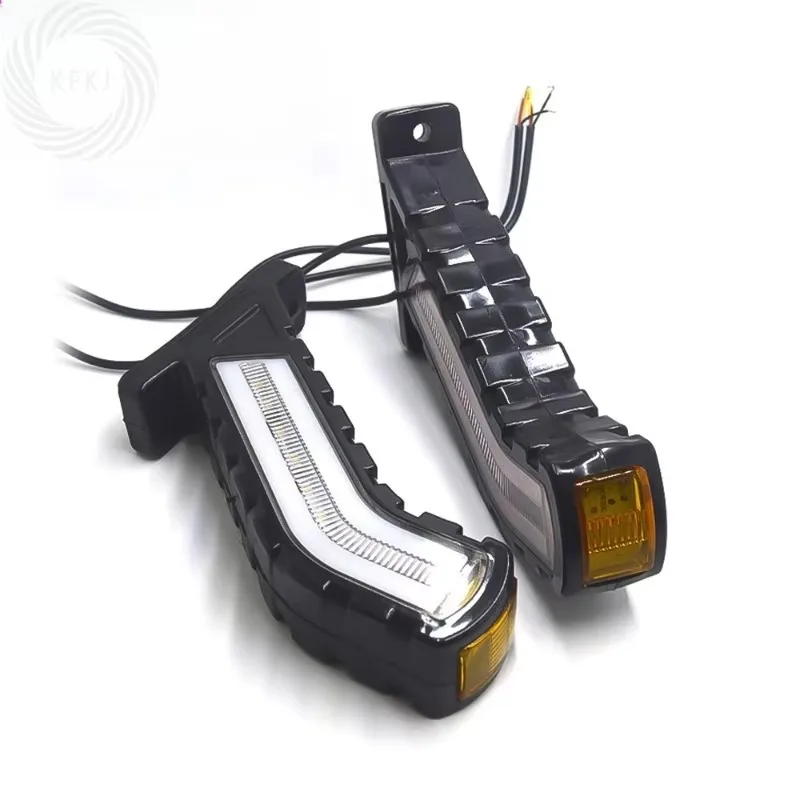 

Uiz для 2 шт. светодиодные боковые габаритные фонари, указатель поворота, универсальный грузовик, прицеп, грузовик, 12 В, 24 В, эффект плавной воды, указатель поворота