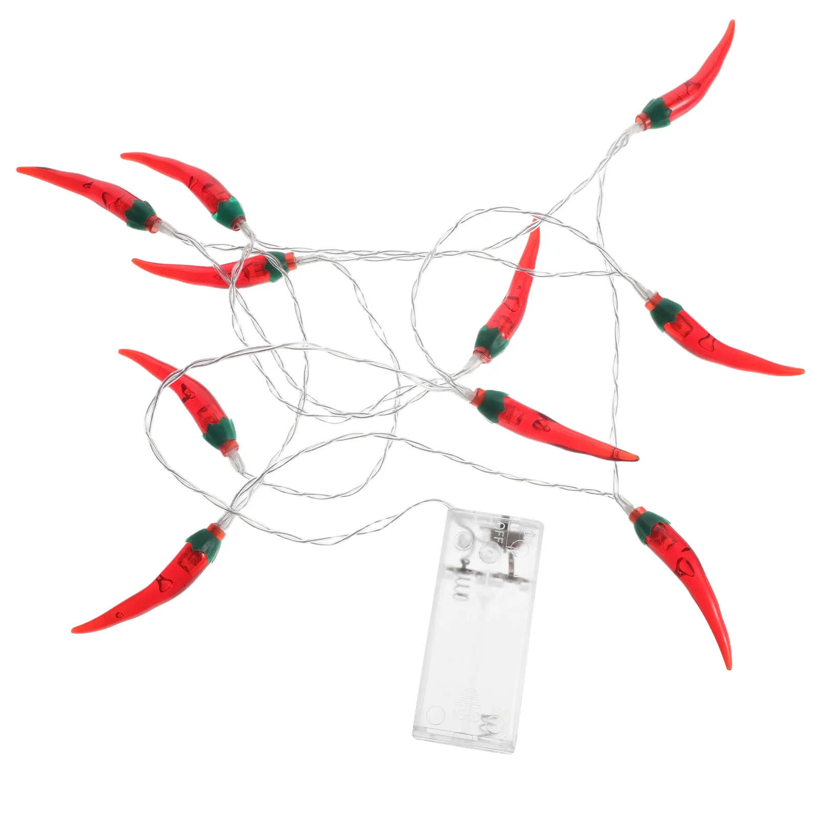 

Portable Red Chili LED String Lights for Camping Festivals Outdoor Patio Indoor 1.5m Patio String Lights LED Light Decor