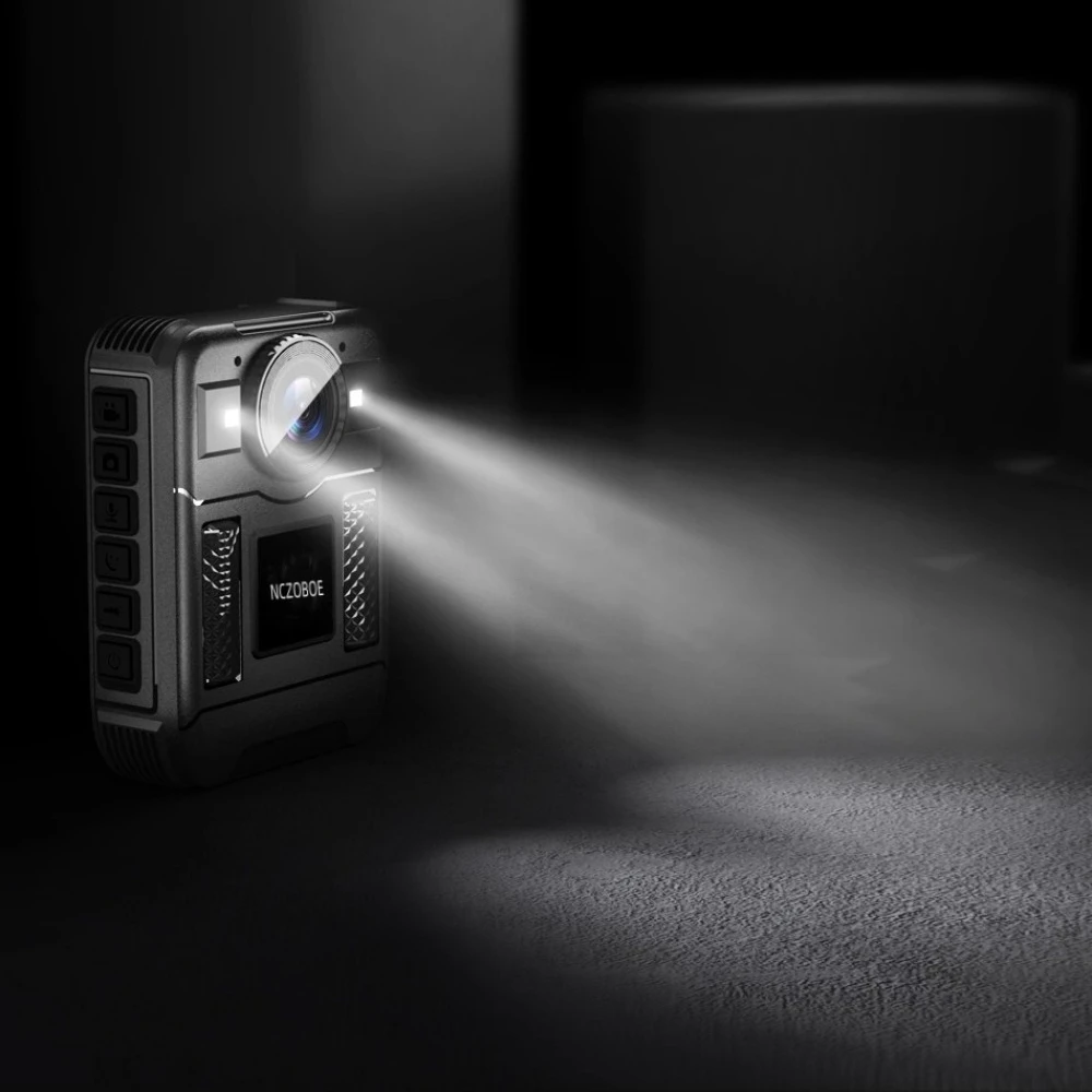 

NCZOBOE Black Video 4K Mini Removable Battery Video Recorder Waterproof Drop Resistance Night Vision Body Camera