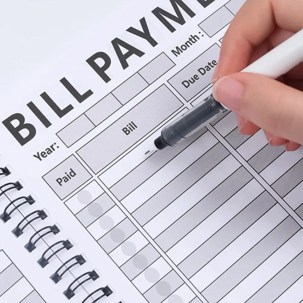 56 pages traqueur de paiement de facture 28.5x21 cm grande liste de contrôle de paiement de facture mensuelle impression budgétisation financière organisateur de factures mensuel