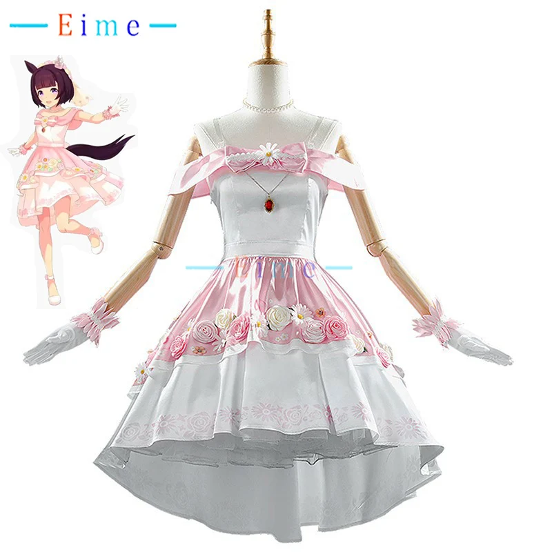 

Костюм для косплея Nishino Flower, красивый наряд дерби для женщин и девочек, милое свадебное платье, униформа на Хэллоуин, праздничный костюм на заказ
