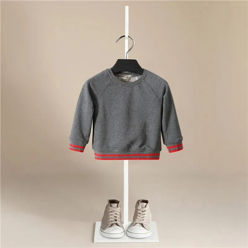 Toddler Girls Pink Sweatshirts Cartoon Dark Blue Crewneck Pullover Hoodie Child Casual Simple Trendy Long Sleeve Top Clothes