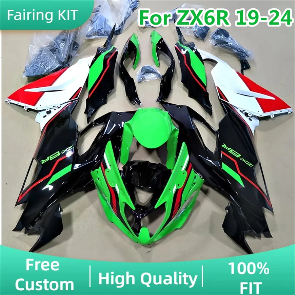 

Индивидуальная 100% литьевая форма для Kawasaki Ninja обтекатель мотоцикла ZX6R 2019 2020 2021 2022-2024 ZX-6R ZX 6R 19 20 21 22-24