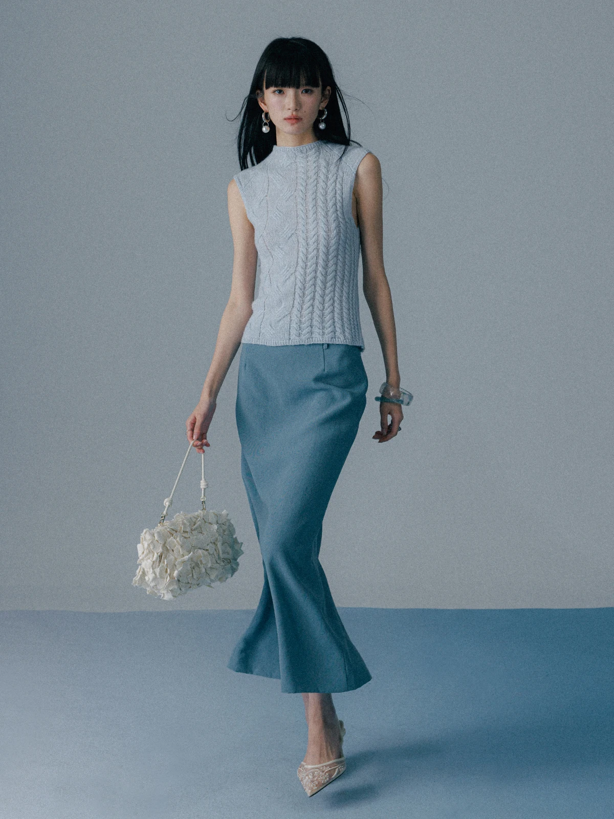 

New Color High Waist Fi Tail Skirt Anti Wrinkle Slimming Vintage Pear ape Semi Skirt SOTHEMOS Brand Linen Cotton Nylon Blend