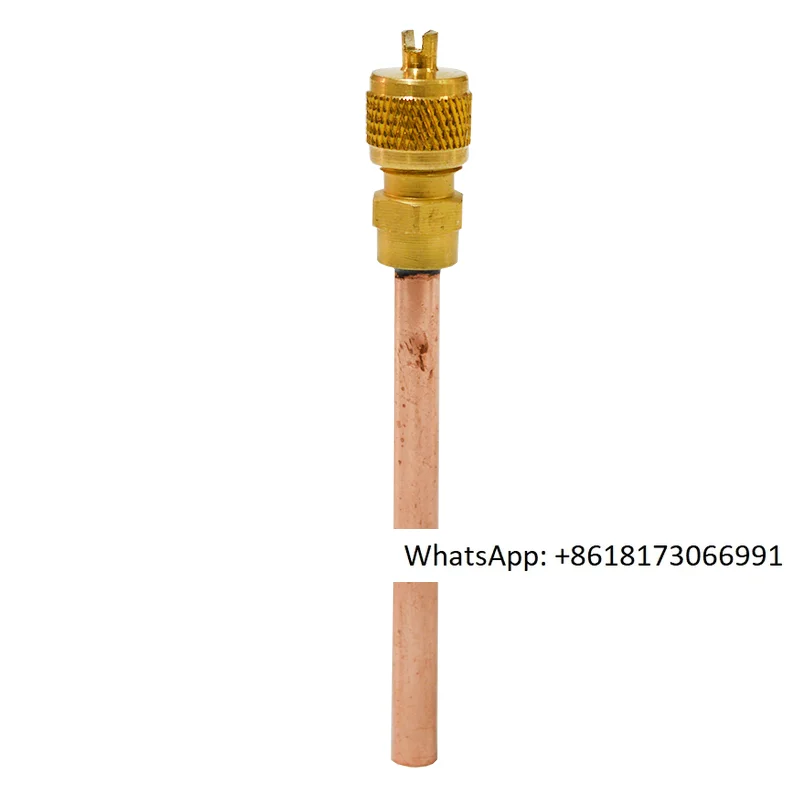 Original refrigerator accessories, fluorine nozzle, compressor, quick connector for liquid addition, one-way needle valve