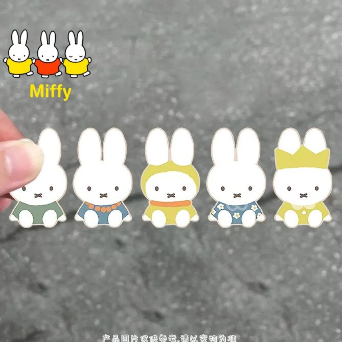 

Kawaii Miffy Rabbit Car Stickers Cartoon and Cute Decoration Electric Body Bicycle Sun Protection Creative Decals