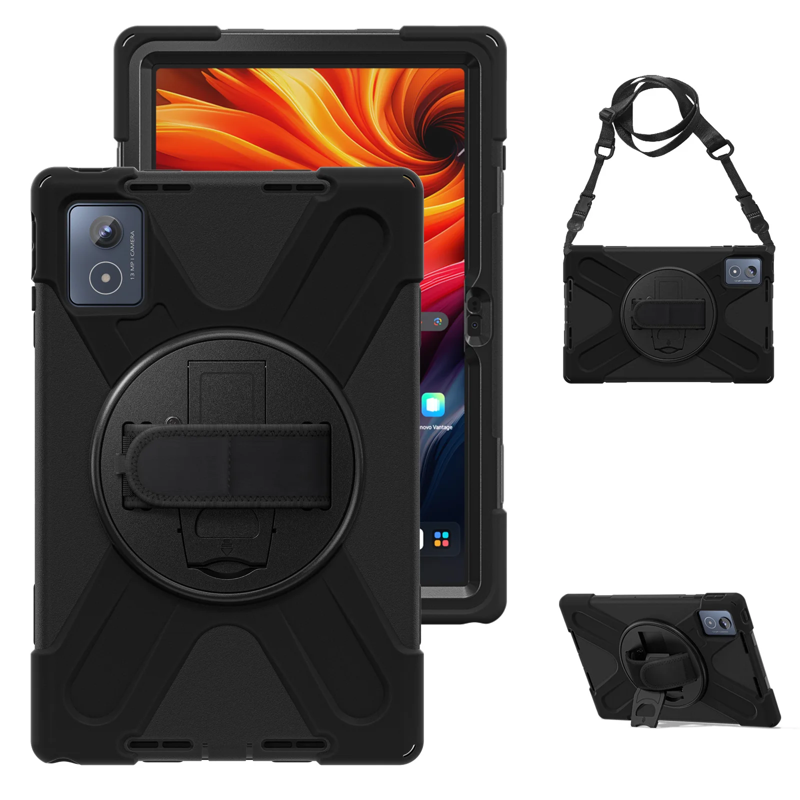 Heavy Duty Shockproof Case For Lenovo Tab K11 Plus 11.45 Inch 2024 TB352FU TB352XU Tablet Kids Silicon Armor Cover Case